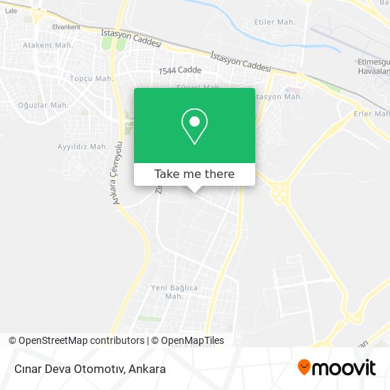 Cınar Deva Otomotıv map