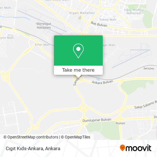Cıgıt Kıds-Ankara map