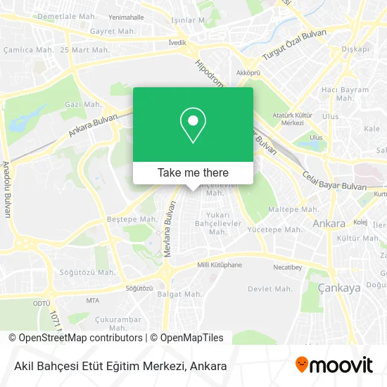 Akil Bahçesi Etüt Eğitim Merkezi map