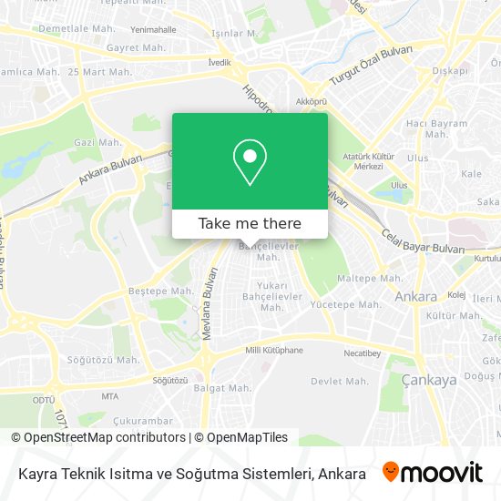 Kayra Teknik Isitma ve Soğutma Sistemleri map