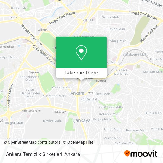 Ankara Temizlik Şirketleri map