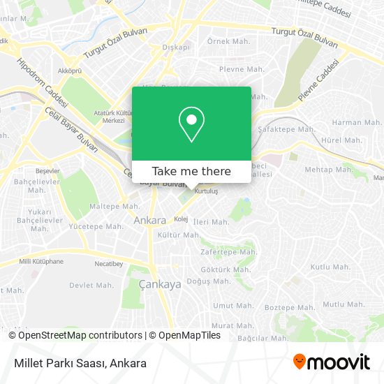 Millet Parkı Saası map