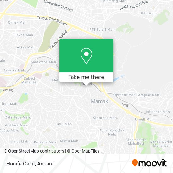Hanıfe Cakır map