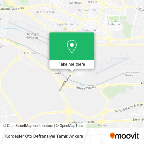 Kardeşler Oto Defransiyel Tamir map