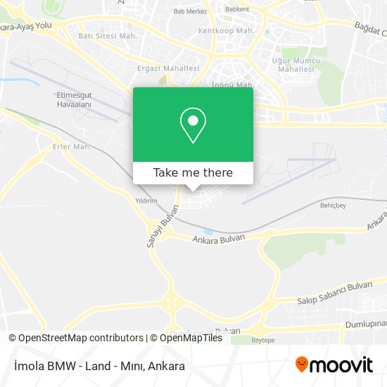 İmola BMW - Land - Mını map