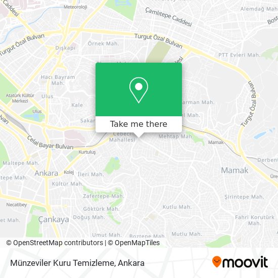 Münzeviler Kuru Temizleme map