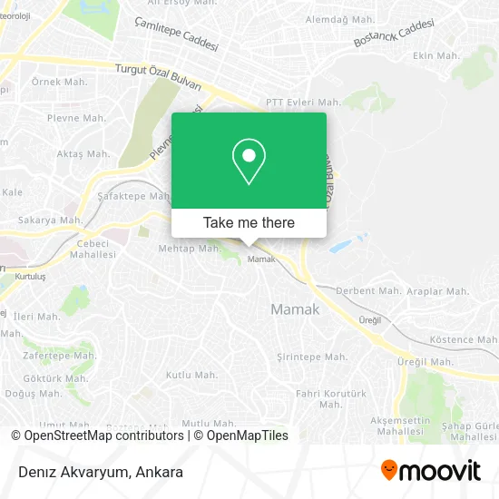 Denız Akvaryum map
