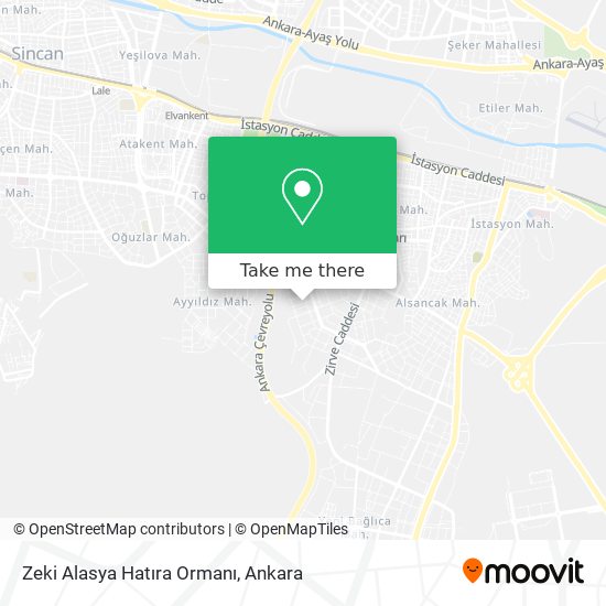 Zeki Alasya Hatıra Ormanı map