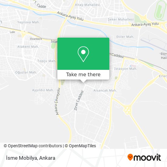 İsme Mobilya map