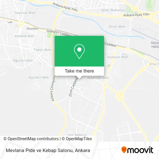 Mevlana Pide ve Kebap Salonu map
