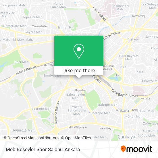 Meb Beşevler Spor Salonu map