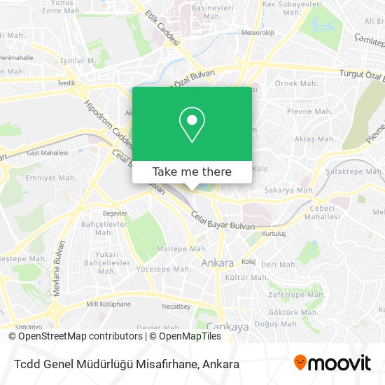 Tcdd Genel Müdürlüğü Misafirhane map