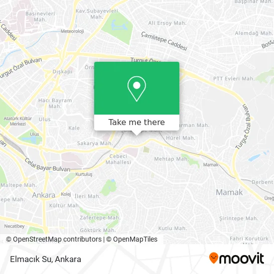 Elmacık Su map