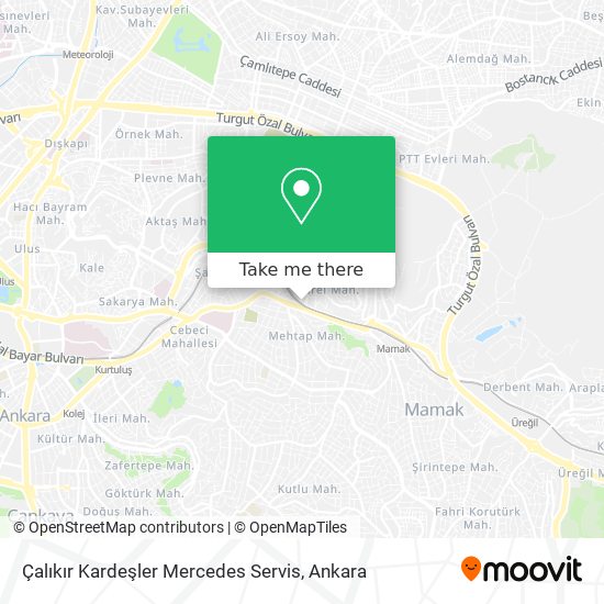 Çalıkır Kardeşler Mercedes Servis map