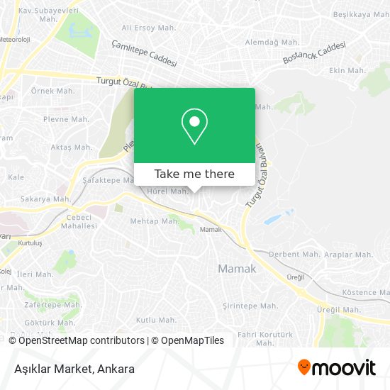 Aşıklar Market map