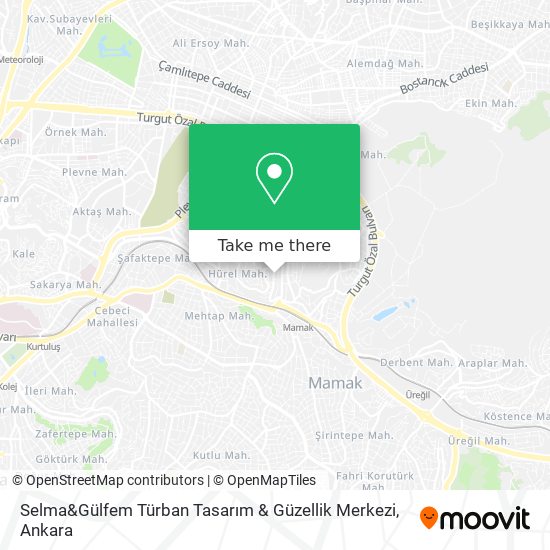 Selma&Gülfem Türban Tasarım & Güzellik Merkezi map
