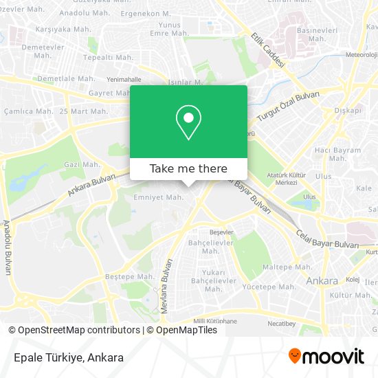 Epale Türkiye map