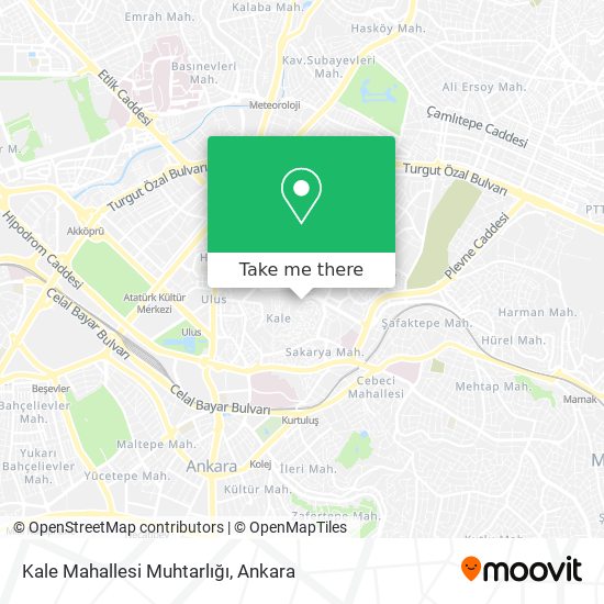 Kale Mahallesi Muhtarlığı map