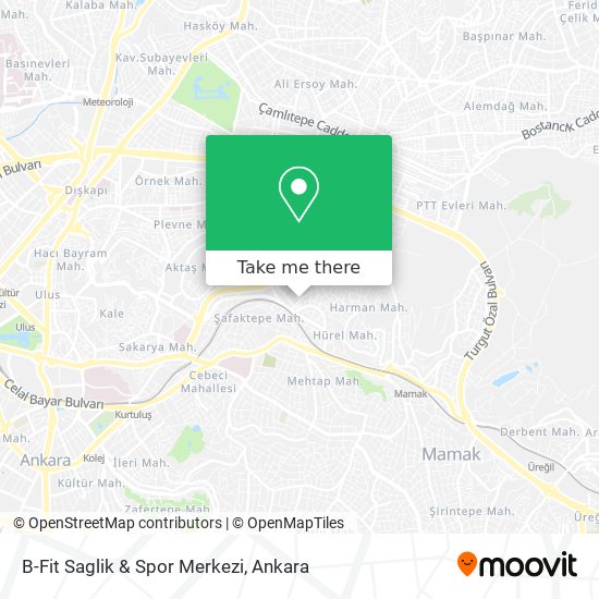 B-Fit Saglik & Spor Merkezi map