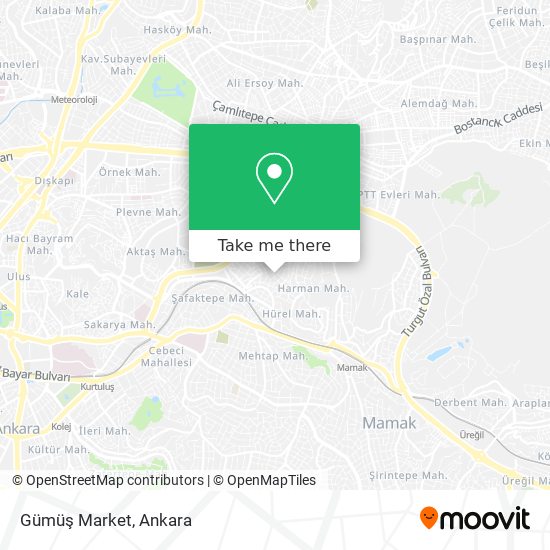 Gümüş Market map
