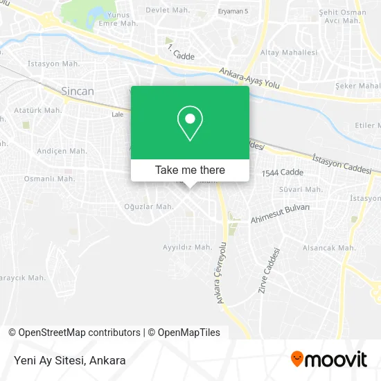 Yeni Ay Sitesi map