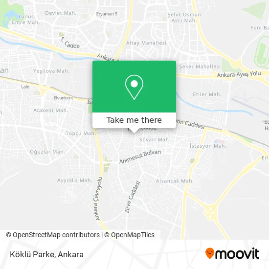 Köklü Parke map