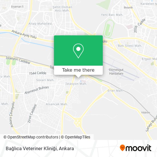 Bağlıca Veteriner Kliniği map