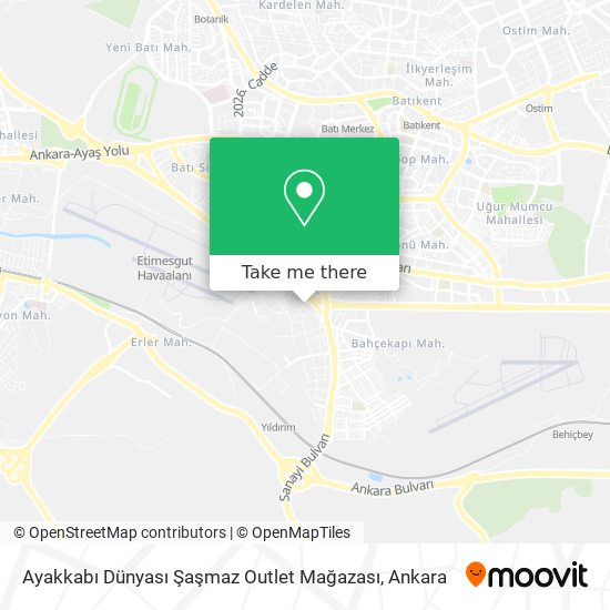 Ayakkabı Dünyası Şaşmaz Outlet Mağazası map