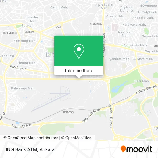 ING Bank ATM map
