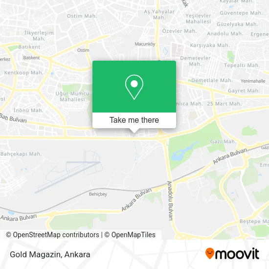 Gold Magazin map