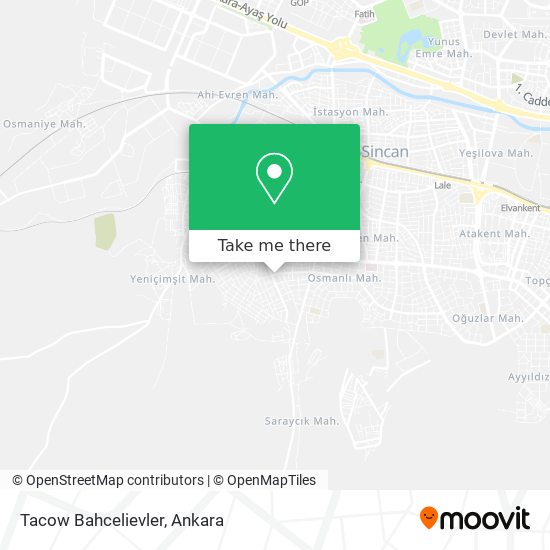 Tacow Bahcelievler map