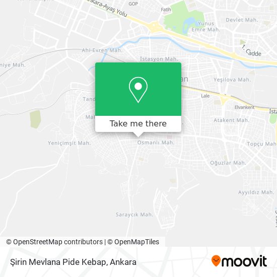 Şirin Mevlana Pide Kebap map