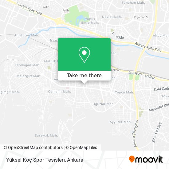 Yüksel Koç Spor Tesisleri map