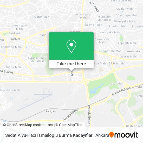 Sedat Alyu-Hacı Ismaıloglu Burma Kadayıfları map