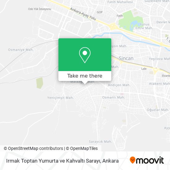 Irmak Toptan Yumurta ve Kahvaltı Sarayı map