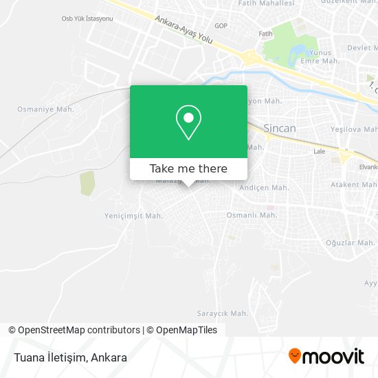 Tuana İletişim map