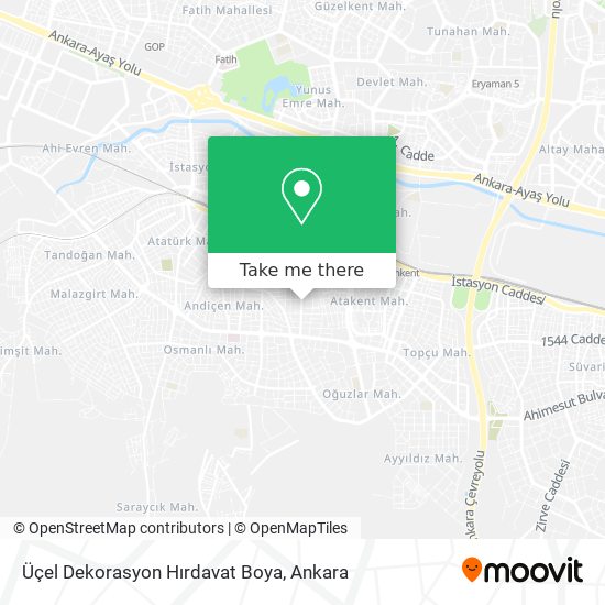Üçel Dekorasyon Hırdavat Boya map