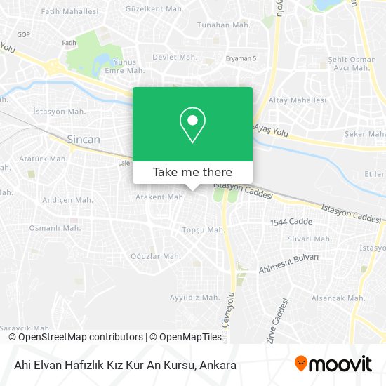 Ahi Elvan Hafızlık Kız Kur An Kursu map