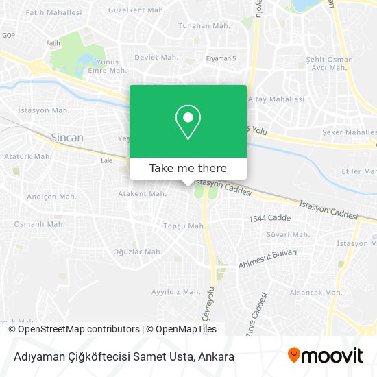 Adıyaman Çiğköftecisi Samet Usta map