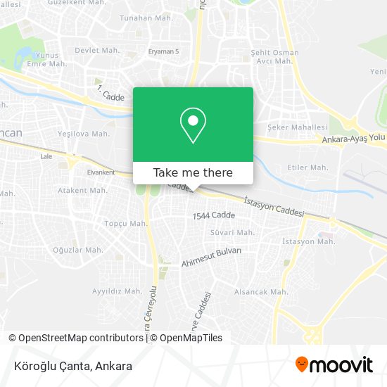 Köroğlu Çanta map