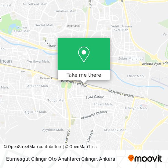 Etimesgut Çilingir Oto Anahtarcı Çilingir map