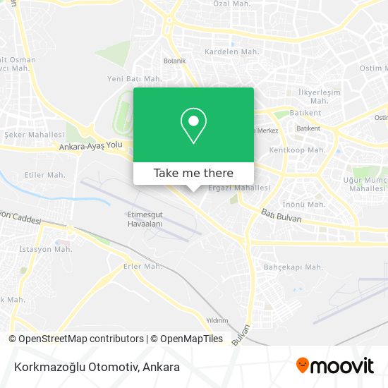Korkmazoğlu Otomotiv map