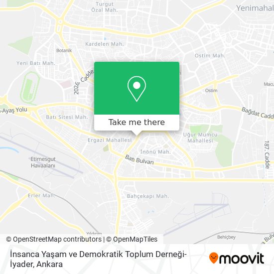 İnsanca Yaşam ve Demokratik Toplum Derneği-İyader map