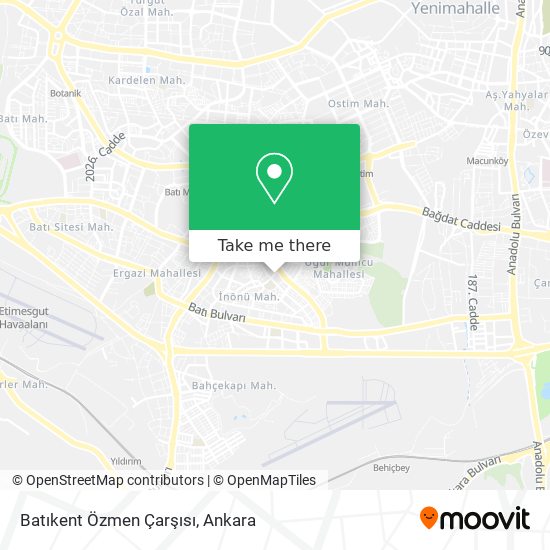 Batıkent Özmen Çarşısı map