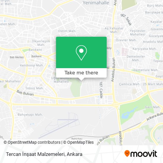 Tercan İnşaat Malzemeleri map