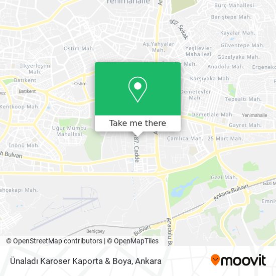 Ünaladı Karoser Kaporta & Boya map