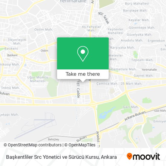 Başkentliler Src Yönetici ve Sürücü Kursu map