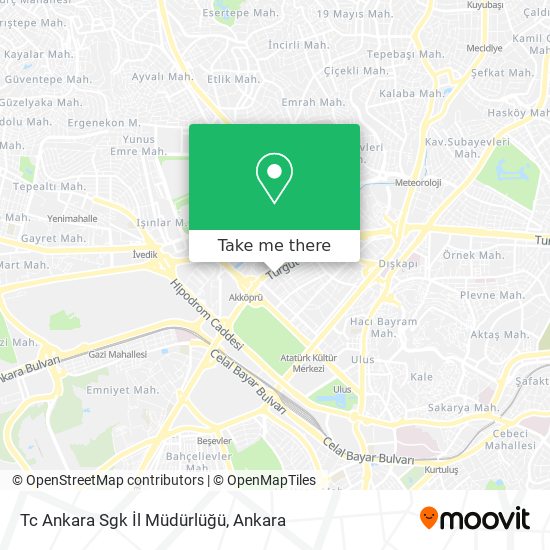 Tc Ankara Sgk İl Müdürlüğü map