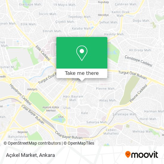 Açıkel Market map