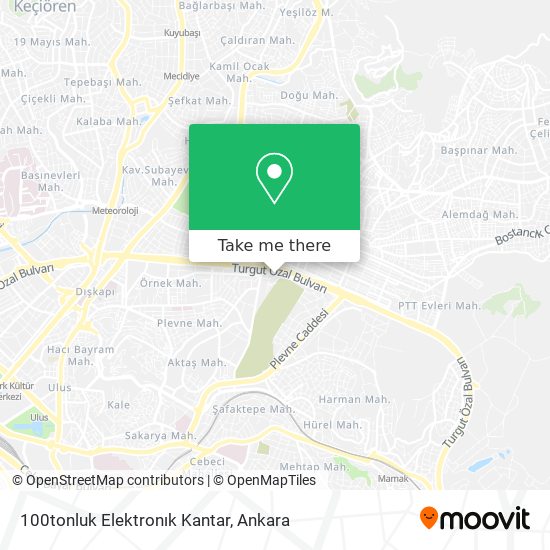 100tonluk Elektronık Kantar map